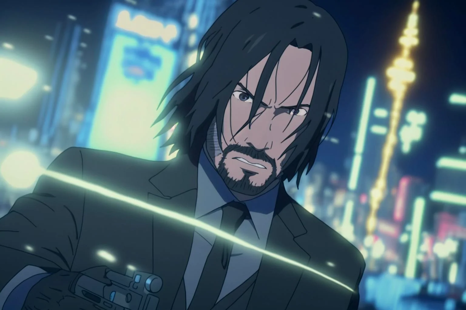 Ilustração do post: John Wick - O passado secreto do assassino lendário chega em novo anime prequel!