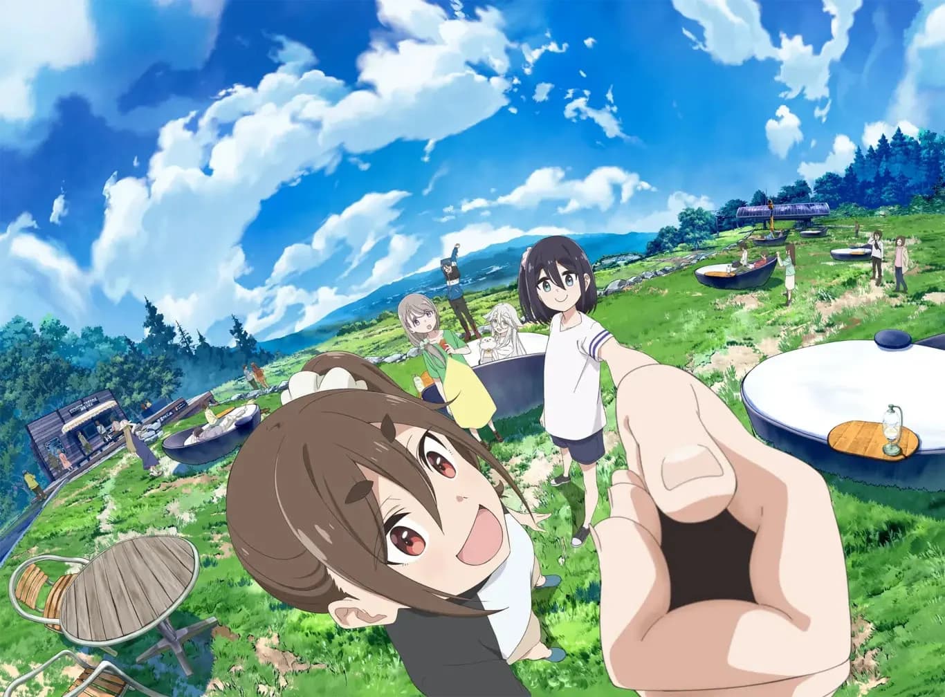 Ilustração do post: Mono - Novo anime do criador de Laid-Back Camp revela elenco e estreia em 2025